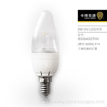 E14 3W  3000k warm light  LED candle lamp